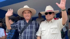 Ketua Umum Partai Gerindra Prabowo Subianto dan Ketua Umum PBB Yusril Ihza Mahendra. (Foto Dok. Ist)