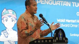 Wakil Menteri Hukum dan HAM (Wamenkumham) Edward Omar Sharif Hiariej atau Eddy Hiariej. (Dok. Kanimbelawan.kemenkumham.go.id)