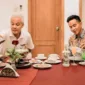 Gubernur Jawa Tengah Ganjar Pranowo dan Wali Kota Surakarta Gibran Rakabuming Raka. (Instagram.com/@gibranrakabumiing)