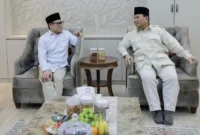 Ketua Umum Partai Gerindra Prabowo Subianto menyambangi kediaman Ketua umum PKB Muhaimin Iskandar (Cak Imin). (Dok. Tim Media Prabowo Subianto)