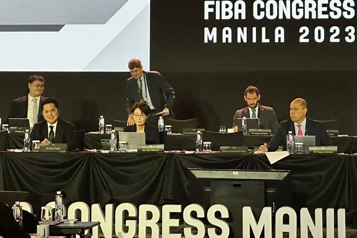 Menteri BUMN, Erick Thohir mendapat kehormatan terpilih sebagai FIBA President's Award 2023. (Instagram.com/@erickthohir) 