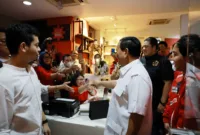 Ketua Umum Partai Gerindra Prabowo Subianto dan mengunjungi Partai Solidaritas Indonesia (PSI). (Dok. Tim Media Prabowo)  