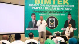 DPP Partai Bulan Bintang gelar Bimtek DPRD Provinsi, Kabupaten, dan Kota di Swiss-Belresidences, Jakarta, Rabu (29/9). (DPP PBB)