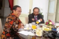 Presiden Jokowi dengan Ketua Umum NasDem Surya Paloh. (Instagram.com/@suryapaloh.id)  