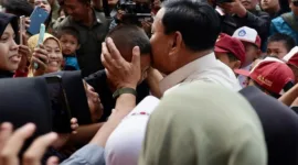 Menteri Pertahanan Prabowo Subianto meresmikan 16 titik bantuan sumber air bersih di 5 wilayah Jawa Tengah. (Instagram.com/@prabowo)