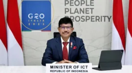 Mantan Menteri Komunikasi dan Informatika, Johnny G. Plate. (Dok. kominfo.go.id)