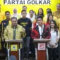 Ketua Umum Partai Solidaritas Indonesia (PSI) Kaesang Pangarep melakukan kunjungan ke DPP Partai Golkar, Slipi, Jakarta Barat. (Facbook.com/@Airlangga Hartarto )