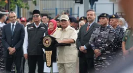 Kapal RS Indonesia ke Mesir Dilepas Prabowo Subianto. (Dok. Tim Media Prabowo Subianto)