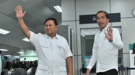 Presiden Joko Widodo bersama Capres nomor urut 2, Prabowo Subianto. (Dok. Setkab.go.id)