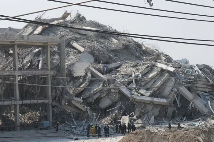 Gempa dahsyat yang mengguncang Myanmar. (Instagram.com @myreddreams)