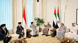 Penandatanganan Nota Kesepahaman (Memorandum of Understanding/MoU Terkait investasi dalam produksi susu di Indonesia dengan Al-Ain Farms for Livestock Production dari Persatuan Emirat Arab (PEA) .(Dok. Kementan)
