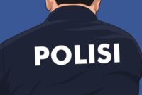 Ilustrasi Petugas Polisi. (Dok. Sapulangit Media Center/M. RIfai Azhari)