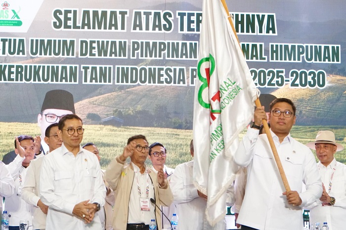 Sudaryono ditetapkan sebagai Ketua Umum HKTI dalam Munas X di Kementan, 25 Juni 2025, akhiri konflik internal organisasi tani selama lebih dari satu dekade. (Dok. Kementerian Pertanian).