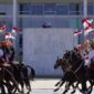 Presiden Republik Indonesia Prabowo Subianto di upacara penuh makna di halaman Istana Palácio do Planalto. (Dok. Tim Media Prabowo)