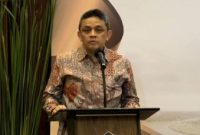 Direktur Jenderal Anggaran Luky Alfirman memaparkan pembukaan blokir anggaran Rp168,5 triliun. (Dok. bpkk.bandaacehkota.go.id)