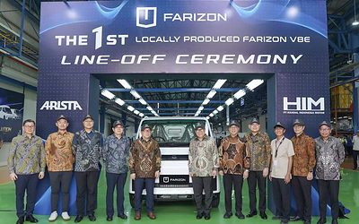Farizon Resmikan Pabrik Perakitan Kendaraan Niaga Pertama di Luar Negeri yang Berlokasi di Indonesia, V8E Hasil Rakitan Lokal Mulai Diproduksi