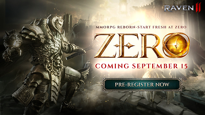 RAVEN2 BUKA PRAREGISTRASI UNTUK FRESH START SERVER “ZERO”