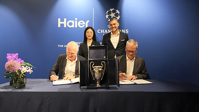 Haier Jalin Kemitraan Global dengan UEFA Champions League