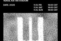 JADWAL “BIGBANG 2026-2027 WORLD TOUR ” di Hong Kong Resmi Diumumkan JADWAL “BIGBANG 2026-2027 WORLD TOUR ” di Hong Kong Resmi Diumumkan