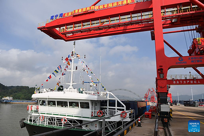 Xinhua Silk Road: Tiongkok Buka Kanal Utama dari Sungai ke Laut, Ciptakan Jalur Pintas Perdagangan ke Asia Tenggara Xinhua Silk Road: Tiongkok Buka Kanal Utama dari Sungai ke Laut, Ciptakan Jalur Pintas Perdagangan ke Asia Tenggara