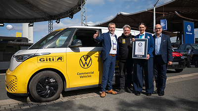 Giti Tire Sukses Antar “VW ID.Buzz World Tour” Raih Rekor Dunia