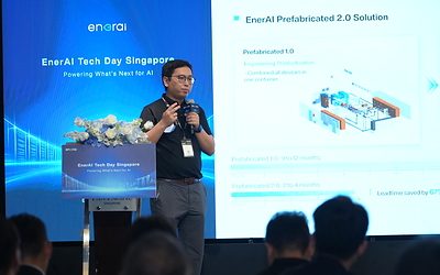 Dari Energi hingga Cip, EnerAI Hadirkan Solusi Kelistrikan AIDC Full-Stack di Tech Day Singapore 2026 Dari Energi hingga Cip, EnerAI Hadirkan Solusi Kelistrikan AIDC Full-Stack di Tech Day Singapore 2026